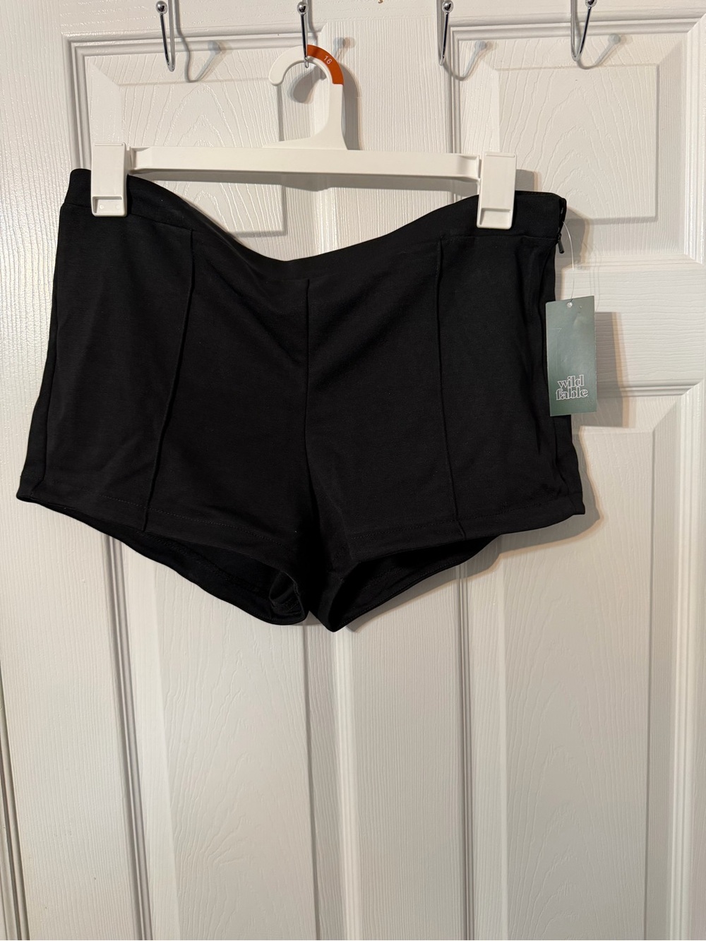 Black Women's High-Waist Stretch Bootie Shorts